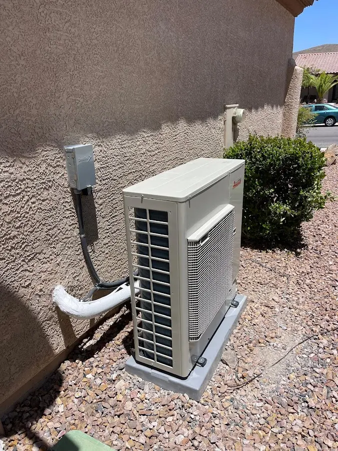 Residential air conditioning condenser unit in Litchfield